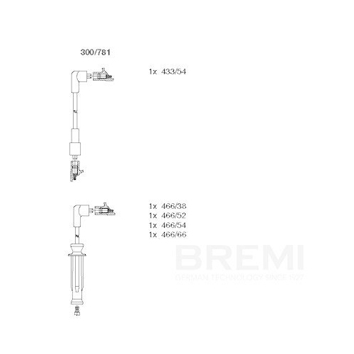 BREMI Z&uuml;ndleitungssatz 300/781