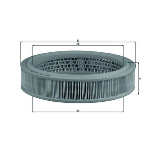 MAHLE Luftfilter LX 160