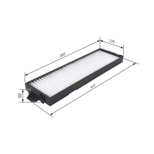 BOSCH Filter, Innenraumluft 1 987 432 096