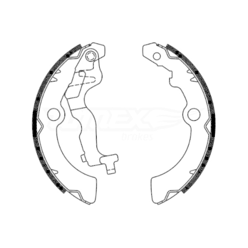 TOMEX Brakes Bremsbackensatz TX 22-92