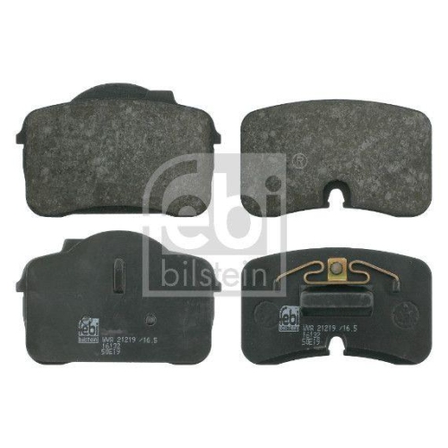FEBI BILSTEIN Bremsbelagsatz, Scheibenbremse 16132