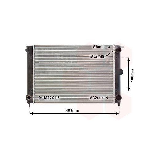 VAN WEZEL K&uuml;hler, Motork&uuml;hlung 58002047