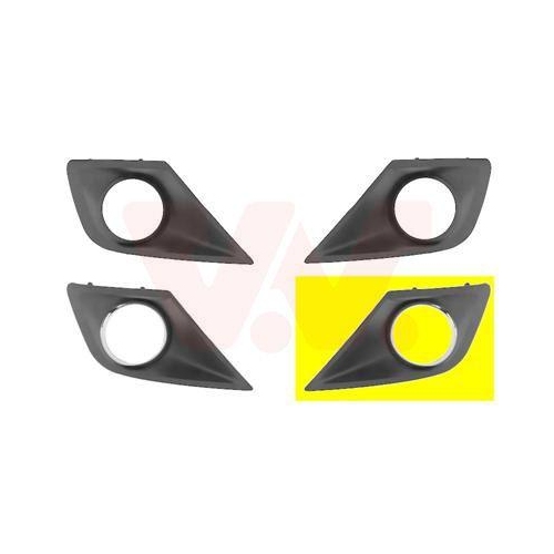 VAN WEZEL L&uuml;ftungsgitter, Sto&szlig;f&auml;nger ** Equipart ** 4033595