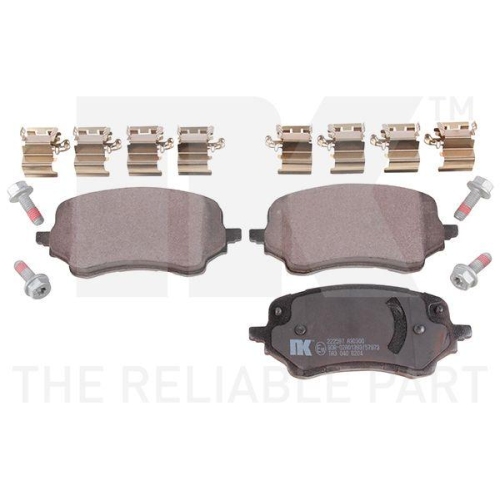 NK Bremsbelagsatz, Scheibenbremse 222597