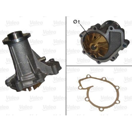 VALEO Wasserpumpe, Motork&uuml;hlung 506671