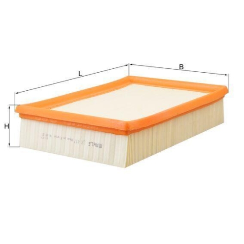 MAHLE Luftfilter LX 417