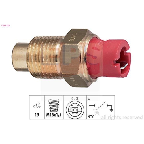 EPS Sensor, K&uuml;hlmitteltemperatur Made in Italy - OE Equivalent 1.830.132