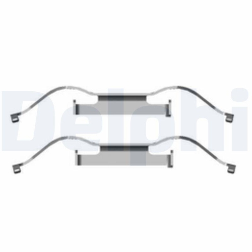 DELPHI Zubehörsatz, Scheibenbremsbelag LX0440
