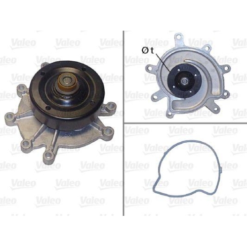 VALEO Wasserpumpe, Motork&uuml;hlung 506823
