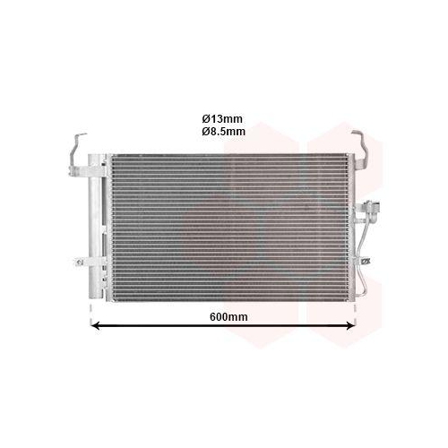 VAN WEZEL Kondensator, Klimaanlage 82005092
