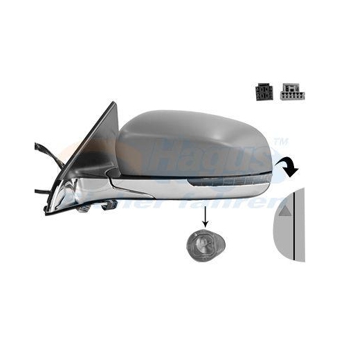 VAN WEZEL Au&szlig;enspiegel * HAGUS * 2128825