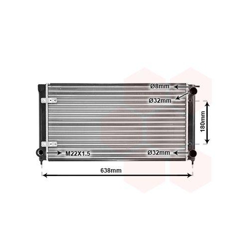 VAN WEZEL K&uuml;hler, Motork&uuml;hlung 58002048