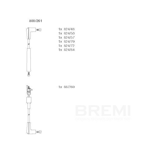 BREMI Z&uuml;ndleitungssatz 800/261