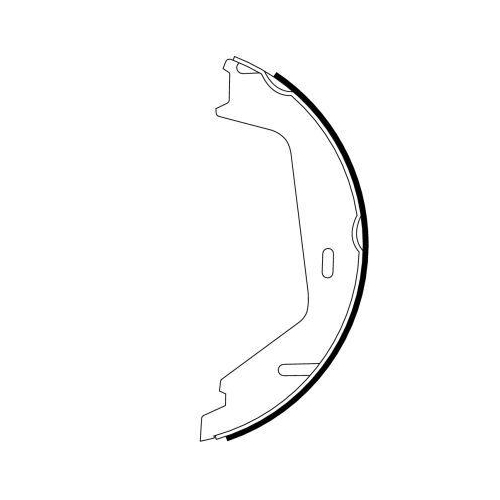 PAGID Bremsbackensatz, Feststellbremse H9705N