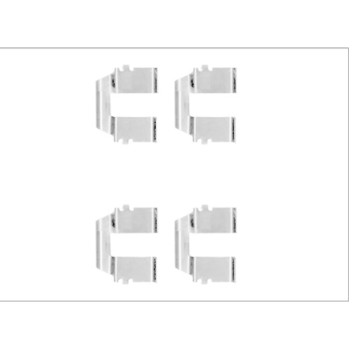 TEXTAR Zubehörsatz, Scheibenbremsbelag 82539700