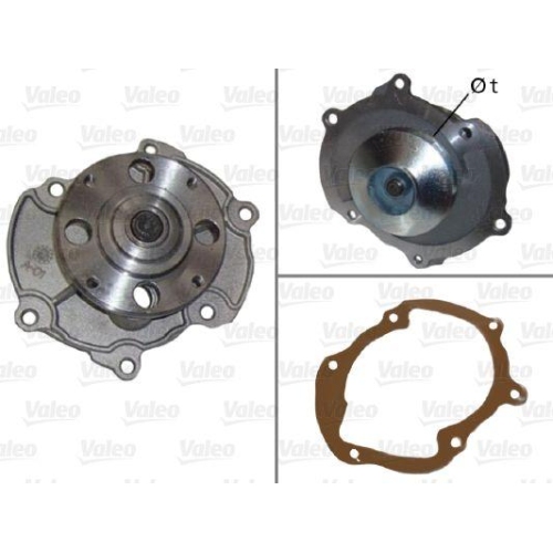 VALEO Wasserpumpe, Motorkühlung 506866