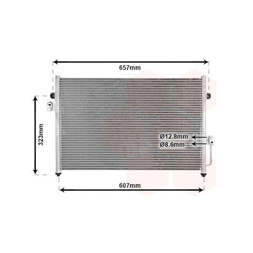 VAN WEZEL Kondensator, Klimaanlage 82005134
