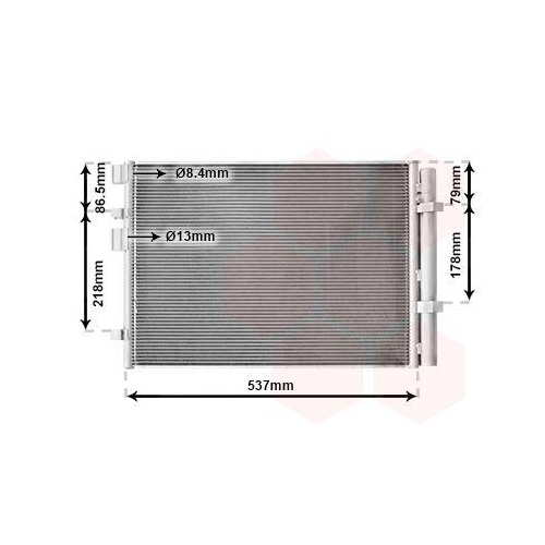 VAN WEZEL Kondensator, Klimaanlage 82015707