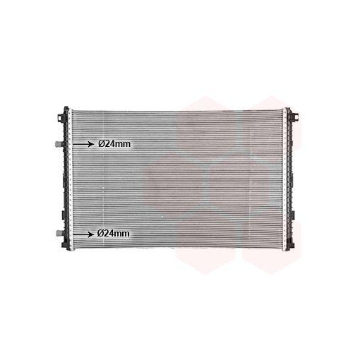 VAN WEZEL Niedertemperaturk&uuml;hler, Ladeluftk&uuml;hler 03012726