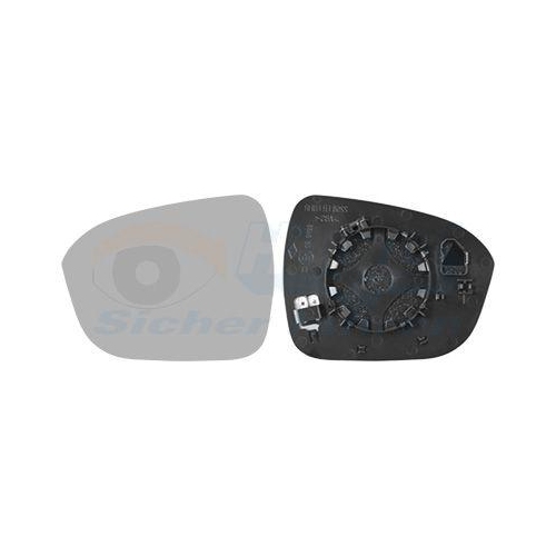 VAN WEZEL Spiegelglas, Au&szlig;enspiegel * HAGUS * 3376837