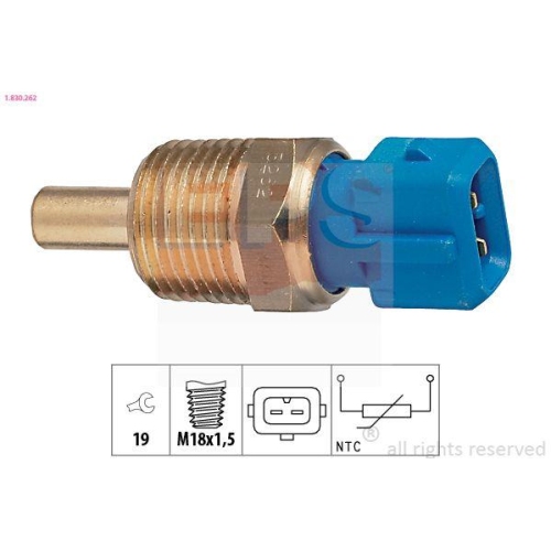 EPS Sensor, K&uuml;hlmitteltemperatur Made in Italy - OE Equivalent 1.830.262