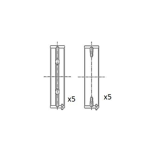 FAI AutoParts Kurbelwellenlagerschale BM1035-STD
