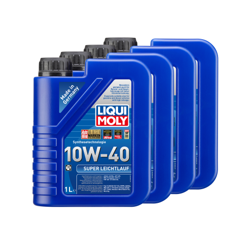 Motor&ouml;l Super Leichtlauf 10W-40 f&uuml;r ACEA A3 B4 VW 4 Liter LIQUI MOLY 1300