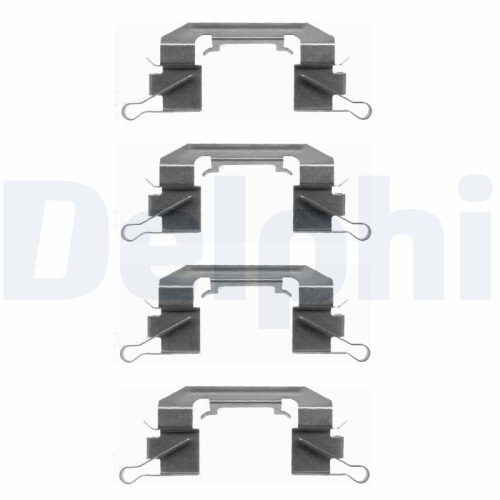 DELPHI Zubeh&ouml;rsatz, Scheibenbremsbelag LX0442