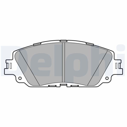 DELPHI Bremsbelagsatz, Scheibenbremse LP3596