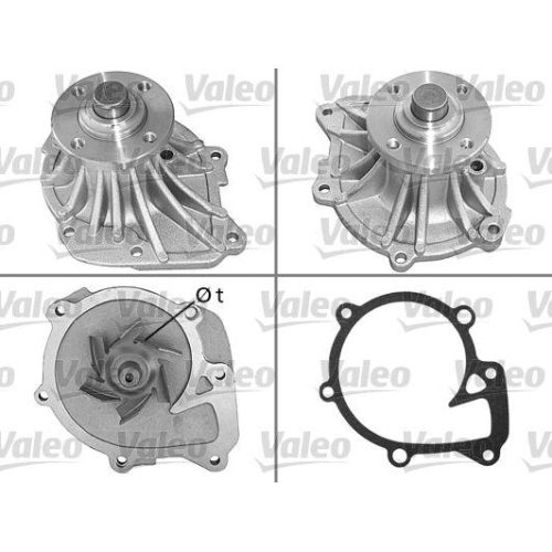 VALEO Wasserpumpe, Motork&uuml;hlung 506691