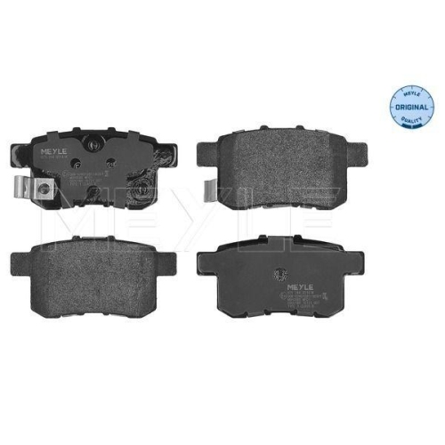 MEYLE Bremsbelagsatz, Scheibenbremse MEYLE-ORIGINAL: True to OE. 025 244 3514/W