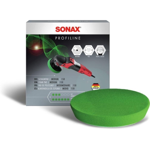 SONAX PROFILINE SchaumPad medium 150 (1 St&uuml;ck) Polierpad Politur Pad