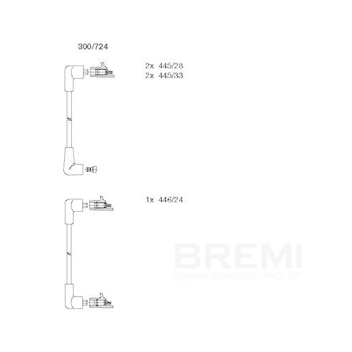 BREMI Z&uuml;ndleitungssatz 300/724