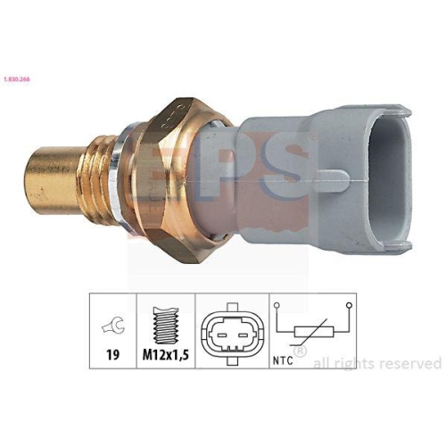 EPS Sensor, K&uuml;hlmitteltemperatur Made in Italy - OE Equivalent 1.830.268