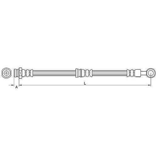 METZGER AUTOTEILE Bremsschlauch 4110745