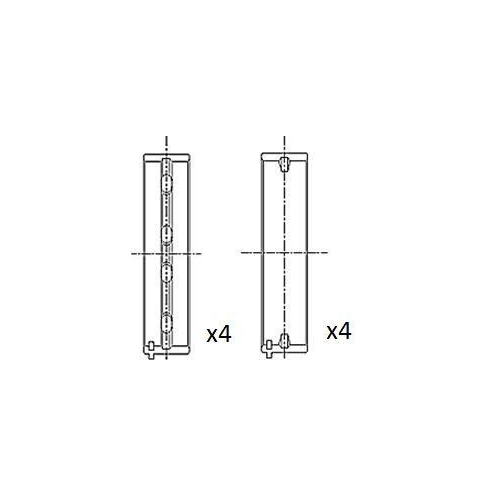FAI AutoParts Kurbelwellenlagerschale BM1017-STD