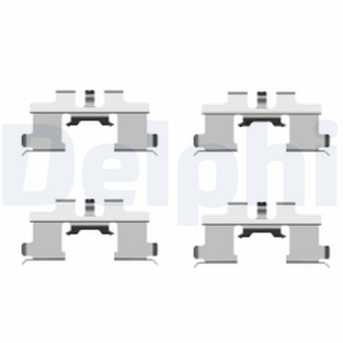 DELPHI Zubehörsatz, Scheibenbremsbelag LX0444