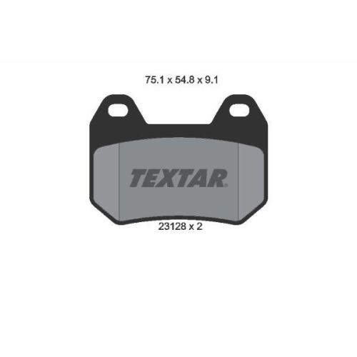 TEXTAR Bremsbelagsatz, Scheibenbremse 2312801