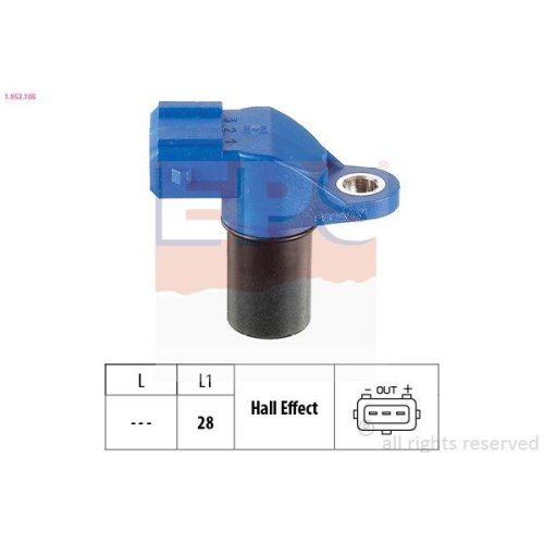 EPS Sensor, Motordrehzahl Made in Italy - OE Equivalent