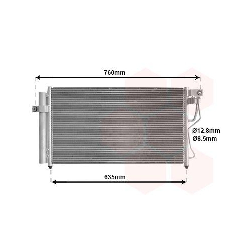VAN WEZEL Kondensator, Klimaanlage 82005178