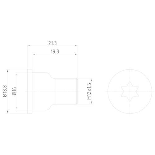 HELLA Schraube, Bremsscheibe 8DZ 355 209-051