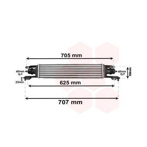 VAN WEZEL Ladeluftk&uuml;hler 37004420