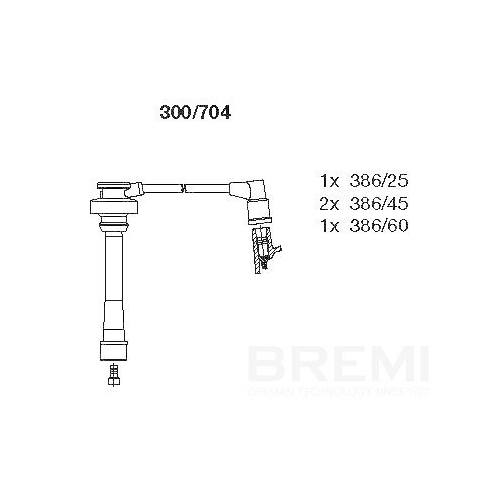 BREMI Z&uuml;ndleitungssatz 300/704