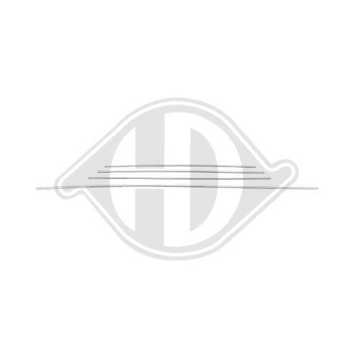 DIEDERICHS Zier-/Schutzleistensatz, K&uuml;hlergitter 4234144