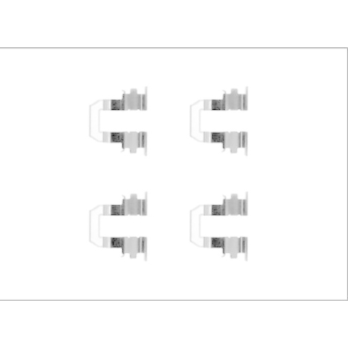 TEXTAR Zubehörsatz, Scheibenbremsbelag 82540300