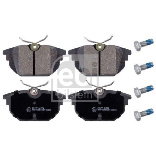 FEBI BILSTEIN Bremsbelagsatz, Scheibenbremse 16172