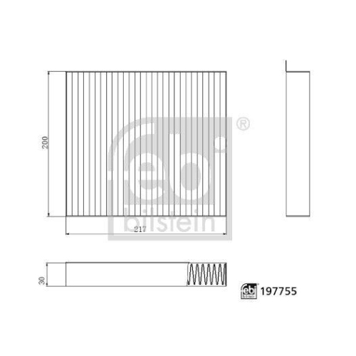 FEBI BILSTEIN Filter, Innenraumluft 197755