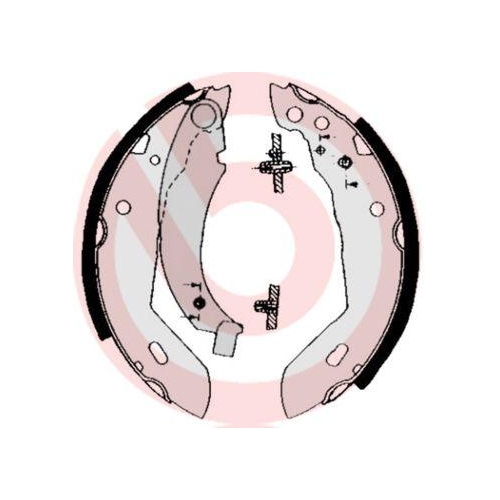 BREMBO Bremsbackensatz ESSENTIAL LINE S 68 518