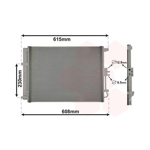 VAN WEZEL Kondensator, Klimaanlage *** IR PLUS *** 83015702