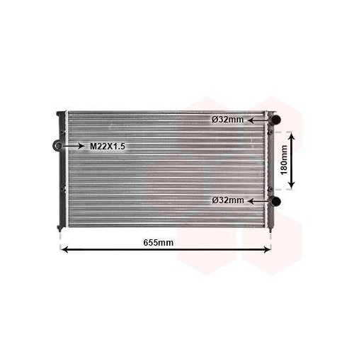 VAN WEZEL K&uuml;hler, Motork&uuml;hlung 58002102